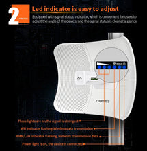 Load image into Gallery viewer, COMFAST outdoor CPE wireless Bridge 900Mbps 5.8GHz outdoor WiFi Antenna Long distance Transmission outdoor Access Point