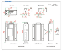 Load image into Gallery viewer, UOTEK Industrial 1000M 4 Ports Unmanaged Ethernet POE Switch Gigabit Optical Fiber SEP SC Interface DIN-Rail UT-6405G-POE