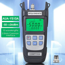 Load image into Gallery viewer, COMPTYCO AUA-Y510A/Y710A High Precision Fiber Optic Power Meter With LED Light OPM Optical Power Meter, Single Mode Fiber