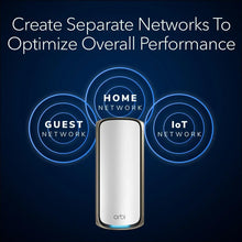 Load image into Gallery viewer, Orbi 970 Series Quad-Band WiFi 7 Mesh Router (RBE971S), Covers Up to 3,300 sq. ft., 27Gbps, 200 Devices, 10Gig Internet Ports