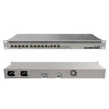 Load image into Gallery viewer, MikroTik RB1100AHx4 13-port Gigabit router 1U rack, 13×10/100/1000, RouterOS L6, 4 cores CPU, 2-pin terminal, PoE-IN