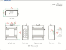 Load image into Gallery viewer, UOTEK 1000M Industrial Ethernet Switch Gigabit 8 Port RJ45 Network Unmanaged DIN-Rail Full Half Duplex Plug and Play UT-6408GC