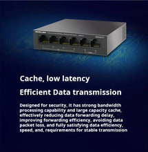 Load image into Gallery viewer, MERCURY 6Port Gigabit 100/1000Mbps PoE Switch, 4 Ports PoE @ 43W IEEE802.3af, 2 Uplink Gigabit Ports, Plug and Play MSG06CP