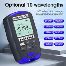 Load image into Gallery viewer, COMPTYCO AUA-DC70 Optical Power Meter -70~+10dBm 4 in 1 OPM Multifunction Fiber Network Cable Tester VFL 15-30MW(optional)