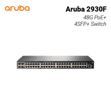 Load image into Gallery viewer, HPE JL256A#ABB E Aruba 2930F 48G PoE+ 4SFP+ Switch, 48 RJ-45 10/100/1000 PoE+ 10BASE-T, 100BASE-TX, 1000BASE-T, 10BASE-T/100BASETX