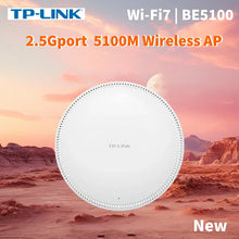 Load image into Gallery viewer, TP-Link WiFi7 BE5100 Ceiling Access Point Range Wireless AP 2.4G 600Mbps + 5G 2167Mbps Router Signal Booster POE Repeater Hotspot