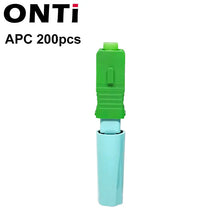 Load image into Gallery viewer, ONTi New SC APC SM Single-Mode Fiber Optical Connector FTTH Tool Cold Connector Tool SC UPC Fiber Optic Fast Connector