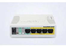 Load image into Gallery viewer, Mikrotik RB260GS / CSS106-5G-1S Smart SOHO Switch 5xGigabit Ethernet, one SFP cage powered by an Atheros Switch Chip