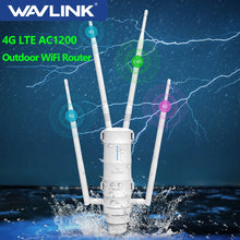 Load image into Gallery viewer, Wavlink 4G LTE AC1200 High Power Outdoor Wi-Fi Router With SIM Card Slot 5G 2.4G1000Mbps Ethernet WAN/LAN Port Long Range Router