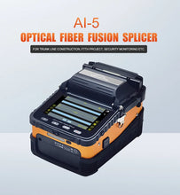 Load image into Gallery viewer, AI-5 Signal Fire Automatic SM&MM FTTH Fiber Optic Splicing Machine Optical Fiber Fusion Splicer 5 inch TFT color display