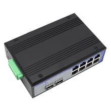 Load image into Gallery viewer, UOTEK Industrial Grade 8 Ports RJ45 Network Unmanaged POE Ethernet Switch 2 Gigabit Optical Fiber 1000M SEP SC UT-6428-POE