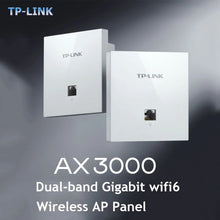 Load image into Gallery viewer, TP-Link WiFi Router AX3000 Dual Band 3000Mbps in-Wall AP WiFi6 Project Indoor AP 802.11AX Access Point 5GHz PoE Wifi Extender