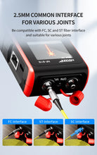 Load image into Gallery viewer, NOYAFA NF-916 4in1 Fiber Optical Power Meter Visual Fault Locator VFL REF FC SC ST RJ45 Fiber Optic Cable Testing Tool