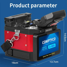 Load image into Gallery viewer, COMPTYCO A-80S Optical Fiber Fusion Splicer SM MM Multilingual Touch Screen Fiber Optic Core Welding Machine Built in OPM VFL