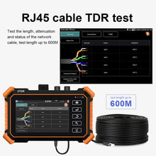 Load image into Gallery viewer, OTDR Tester RJ45 TDR Test Optical Fiber Network Cable Testing OTDR Auto tester event map OPM VFL TDR Cable Tester
