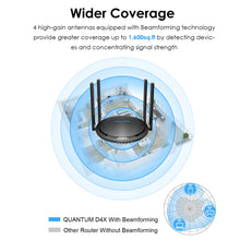 Load image into Gallery viewer, Wavlink AX3000 Gaming WiFi 6 Router Dual Band 5G and 2.4G 1000Mbps AC1200 Wireless WiFi Router Long Range Coverage