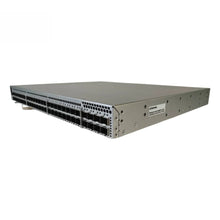 Load image into Gallery viewer, Brocade G720 series 64 port switch, 56 port activation, including 56 Brocade 64Gb/s shortwave multi-mode modules, port side intake