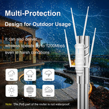 Load image into Gallery viewer, Wavlink 4G LTE AC1200 High Power Outdoor Wi-Fi Router With SIM Card Slot 5G 2.4G1000Mbps Ethernet WAN/LAN Port Long Range Router