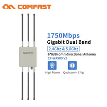 Load image into Gallery viewer, COMFAST CF-WA900 V2 1750Mbps Outdoor WiFi Dual Band High Power Wireless Base Station Amplifiers OMNI-DIRECTIONAL 3-5KM Coverage