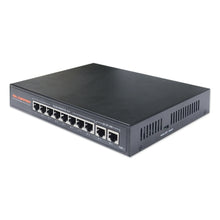 Load image into Gallery viewer, Comfast 10 ports 10/100/1000 Gigabit Ethernet Network POE Switch with 48V Power Supply 16Gbps switching capacity CF-SG181P