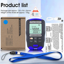 Load image into Gallery viewer, COMPTYCO AUA-DC70 Optical Power Meter -70~+10dBm 4 in 1 OPM Multifunction Fiber Network Cable Tester VFL 15-30MW(optional)