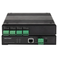 Load image into Gallery viewer, UOTEK 10M/100M Ethernet to 4 Ports CANBUS-FD Protocol Converter CAN2.0 CANFD Protocols RJ-45 Adapter Level 3 12-36V DC UT-6504-FD