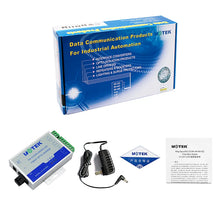 Load image into Gallery viewer, UOTEK 2pcs Fiber Transceiver RS232 RS485 RS422 20KM SC Port RS-232 RS-485 RS-422 to Fibre-optical Converter UT-2577SM+UT-2578SM