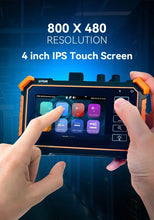Load image into Gallery viewer, Tahlitech Mini OTDR Optic Otdr Optical Reflector Tester 1310/1550nm 26/24dB Optical Reflectometer Touch Screen OPM VFL
