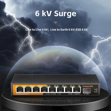 Load image into Gallery viewer, KeepLiNK 8-Port 2.5Gbps Ethernet Network with 1-10Gb SFP+ Unmanaged Switch Plug and Play MDX/MDIX 12VDC Voltage KP-9000-9XH-X