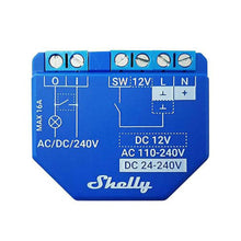 Load image into Gallery viewer, Shelly Plus 1 Wi-Fi Relay (Single Pack), Control a wide range of home appliances and office equipment (lights, power lines, security systems, heaters