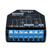 Load image into Gallery viewer, Shelly Plus 2PM Wi-Fi Relay With Power Monitoring (Single Pack), Wi-Fi Operated, Cover (roller) control, Bluetooth, Control two lights with 1 device