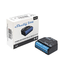 Load image into Gallery viewer, Shelly Plus 2PM Wi-Fi Relay With Power Monitoring (Single Pack), Wi-Fi Operated, Cover (roller) control, Bluetooth, Control two lights with 1 device