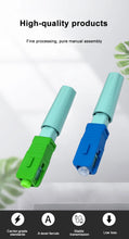 Load image into Gallery viewer, ONTi New SC APC SM Single-Mode Fiber Optical Connector FTTH Tool Cold Connector Tool SC UPC Fiber Optic Fast Connector