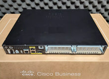 Load image into Gallery viewer, ISR4221/K9 4200 Series Gigabit ethernet router ISR 4221 with 2 onboard GE, 2NIM slots, 1 ISC slot, 8GB Flash Memory default, 4GB DRAM