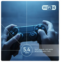 Load image into Gallery viewer, LINKSYS E9450 gaming WiFi 6 router AX5400 5.4Gbps dual band 802.11AX, capable of handling over 30 devices, doubling bandwidth