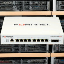 Load image into Gallery viewer, Fortinet FortiGate 401E FG-401E Firewall with 18x GE RJ45 ports (incl 1*MGMT port, 1*HA port, 16x GE SFP slots, 2x 240GB onboard SSD
