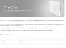 Load image into Gallery viewer, MikroTik RBSXTsqG-5acD Wireless Bridge Access Point SXTsq5AC Integrated 16dBi 5GHz dual chain CPE/Backbone with AC support and GbE