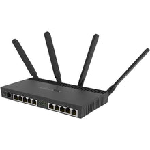 Load image into Gallery viewer, MikroTik RB4011iGS+5HacQ2HnD-IN 11-Port 10G wireless Router, 10x Gigabit port router with Quad-core 1.4Ghz CPU, 1GB RAM, SFP+ 10Gbps cage