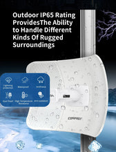 Load image into Gallery viewer, COMFAST 5.8G 900Mbps Outdoor CPE WiFi Router 1-11KM long range Extender High Power Wireless Bridge AP
