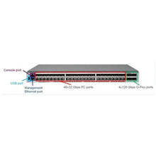 Load image into Gallery viewer, Brocade G720 64 port switch, 56 port activation, incl. 56 Brocade 32Gb/s multi-mode modules, port side exhaust G720 BR-G720-56-32G-R
