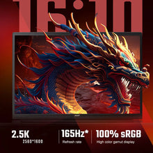 Load image into Gallery viewer, Acer Nitro Dragon Gaming Laptop 16 Inch 2.5K 165Hz IPS Screen Netbook Ryzen R7-7435H 32GB 1TB RTX4060 Gaming PC