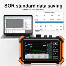 Load image into Gallery viewer, OTDR Tester RJ45 TDR Test Optical Fiber Network Cable Testing OTDR Auto tester event map OPM VFL TDR Cable Tester