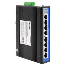Load image into Gallery viewer, UOTEK 8 Port Unmanaged Gigabit POE Ethernet Switch Support 802.3af/at Din-rail Ethernet Switch UT-6408GC-POE VLAN Mode UT-6408GC-POE