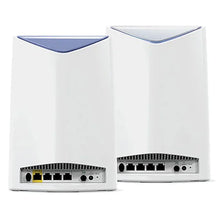 Load image into Gallery viewer, NETGEAR Orbi Pro SRK60 Commercial Tri-Band Mesh WiFi Router 2-piece, 2.4GHz + 5GHz, AC3000 (1733+866+400Mbps), with triple band WiFi