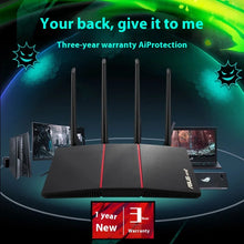 Load image into Gallery viewer, Asus RT-AX56U V2 HBV AX1800 Dual Band WiFi6 802.11ax Router MU-MIMO OFDMA AiMesh WiFi AiProtection Classic 10/100/1000Mbps 4*LAN