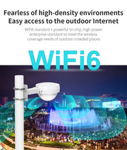 Load image into Gallery viewer, COMFAST CF-WA933 WiFi6 High Power AX3000 Outdoor Wireless Repeater AP Weatherproof WiFi Access Point 48V PoE at 360 Degree Coverage