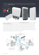 Load image into Gallery viewer, MikroTik CRS504-4XQ-OUT Outdoor Router IP66 Weatherproof Enclosure, Affordable, Compact, Energy-Efficient 4x100Gbps Networking