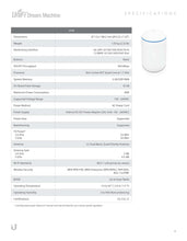 Load image into Gallery viewer, Ubiquiti UDM Dream Machine All-in-one console and security gateway designed to support powerful LAN & Dual-band WiFi 5 networks