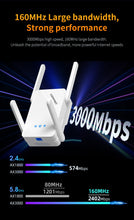 Load image into Gallery viewer, COMFAST AX1800 WiFi6 Repeater WiFi5 Network Router Extender 5G+2.4GHz Repeater Signal Booster WLAN Amplifier