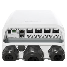 Load image into Gallery viewer, MikroTik CRS504-4XQ-OUT Outdoor Router IP66 Weatherproof Enclosure, Affordable, Compact, Energy-Efficient 4x100Gbps Networking